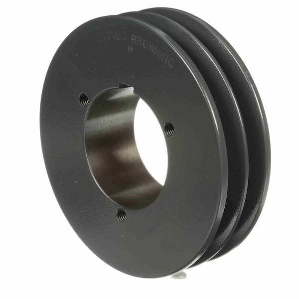 Browning 2 Groove Cast Iron Bushed Bore Multiple Sheave, 2Q5V63 2Q5V63 - main